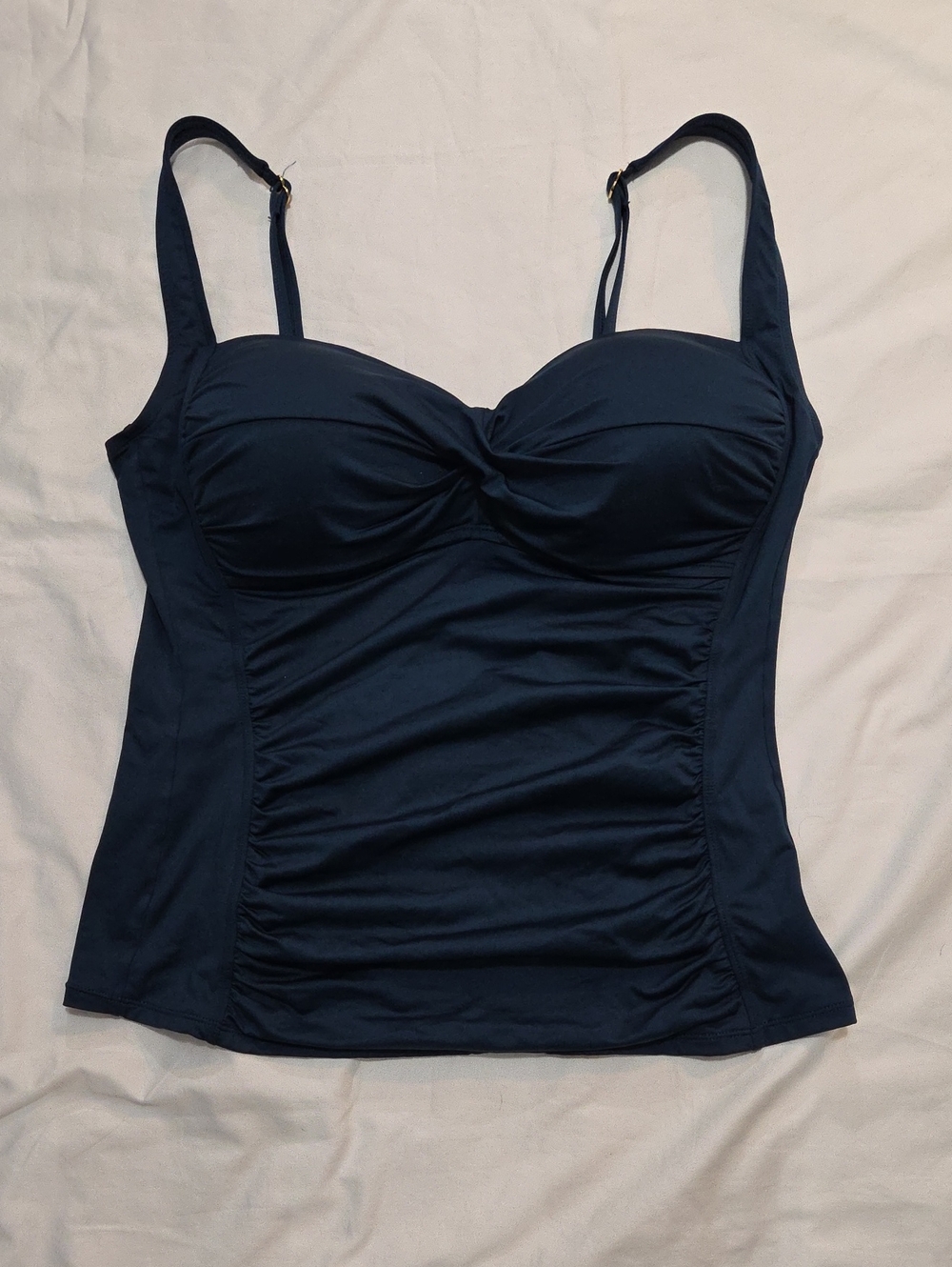 SonnetShores Deep Blue/Green Tankini Top Women's 16